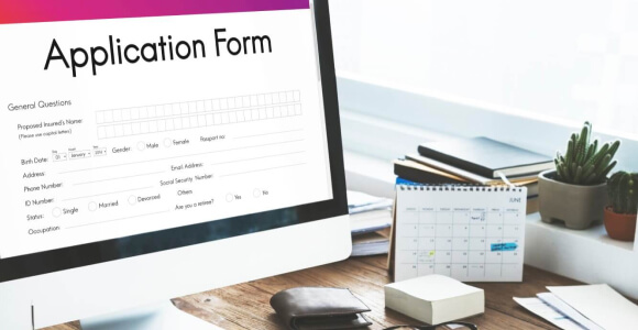 How to complete an application form